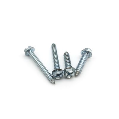 Combination Slotted/Phillips Hex Flange Tapping screw