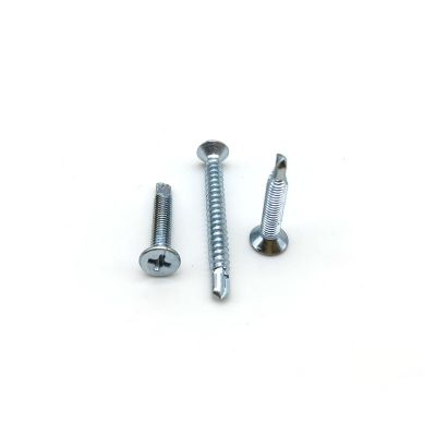 Phillips Flat Head Drilling Screws for Metal