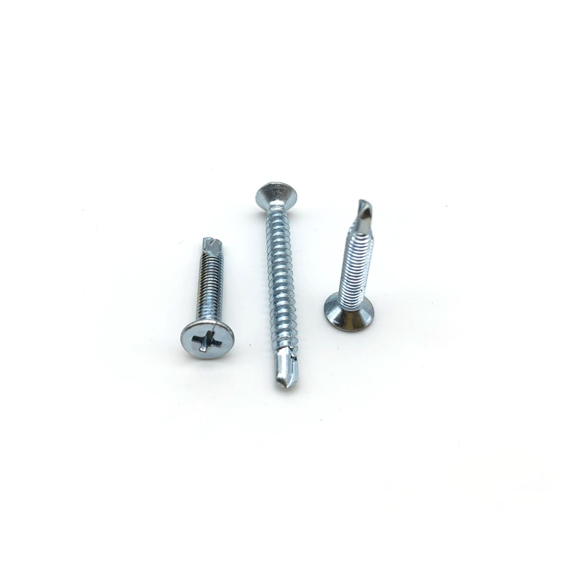 Phillips Flat Head Drilling Screws for Metal