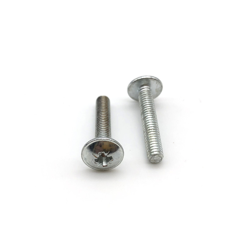 Pozi drive round washer head machine screw