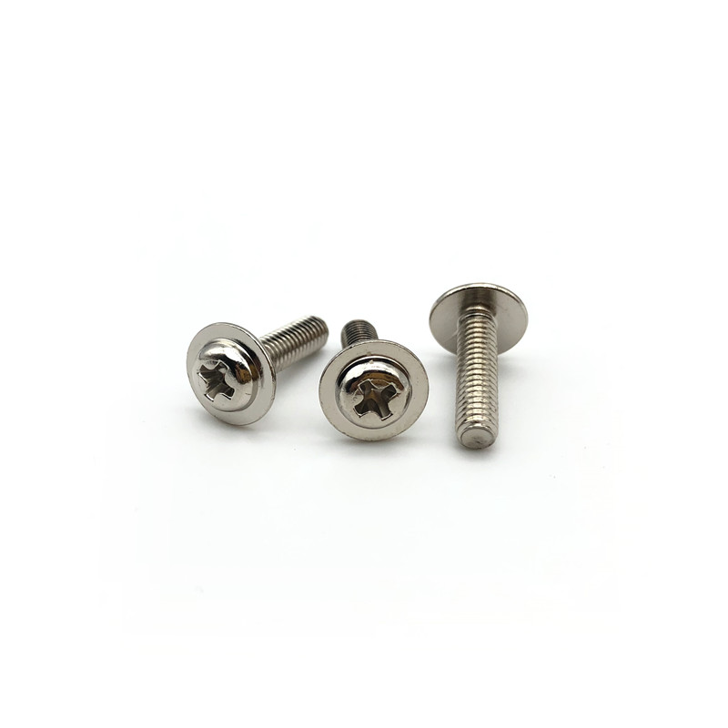 Phillips pan washer head machine screw